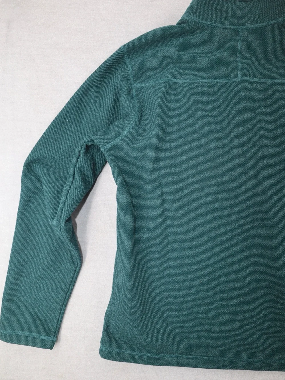 The North Face Men's Teal Quarter-Zip Fleece Pullover
